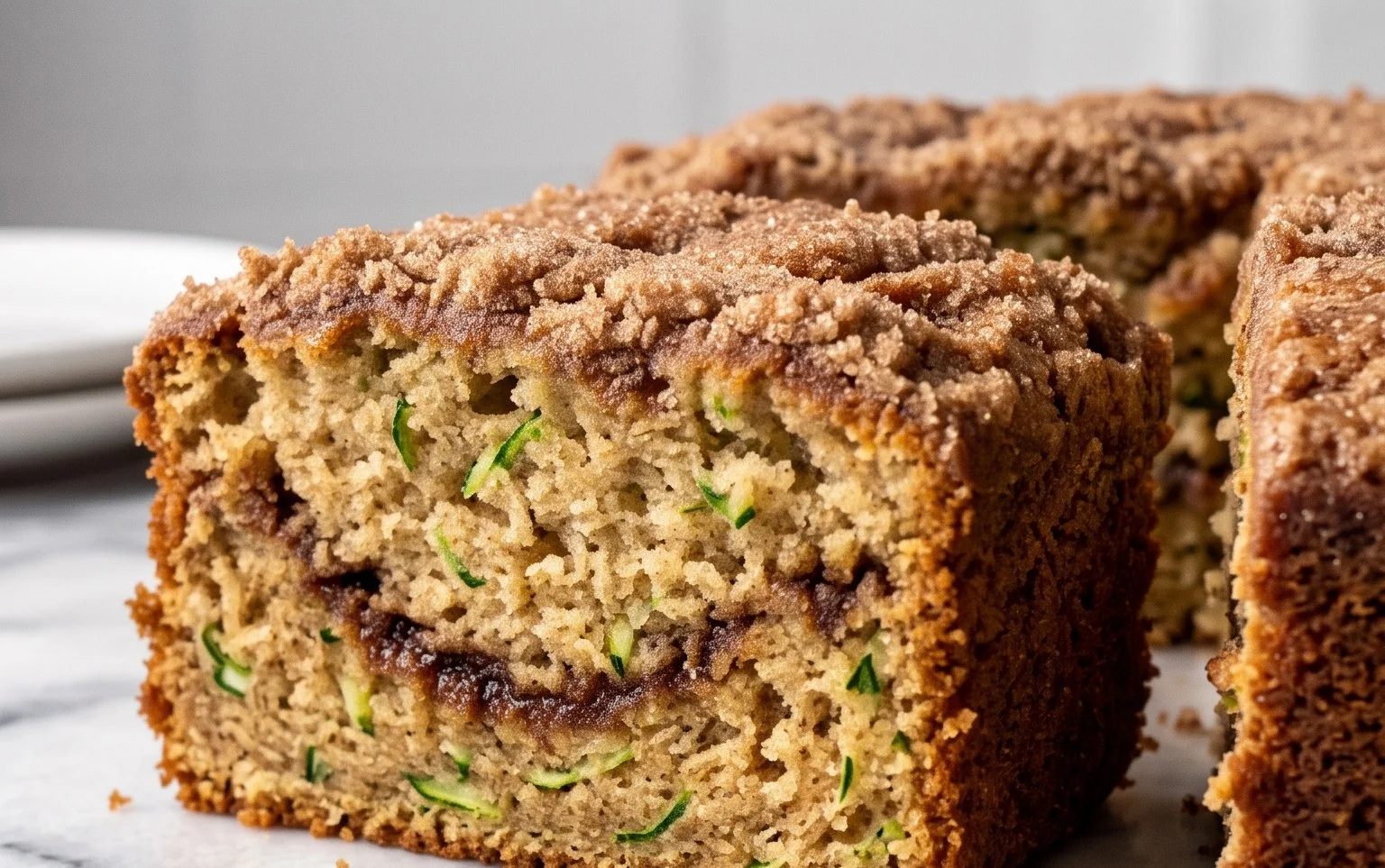 Cinnamon Sugar Zucchini Coffee Cake Recipe Delight